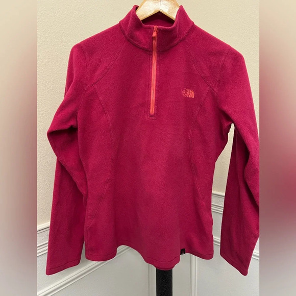 The North Face Pink Quarter Zip - Picture 1 of 1